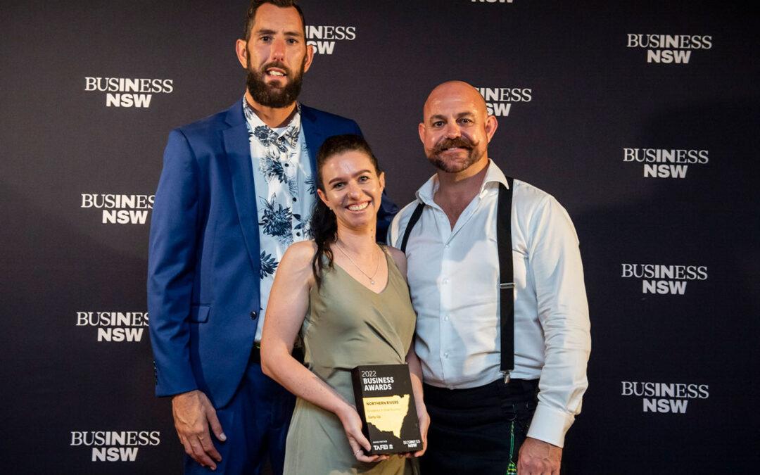 We Won the Business NSW Excellence in Small Business Award!